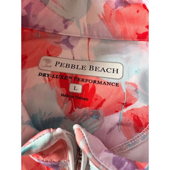 🌸 Pebble Beach Dry Luxe Golf Tennis Dress • Pink Floral • Size L ⛳🎾 - Picture 8 of 9